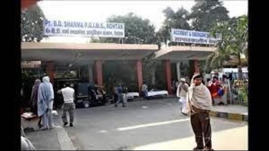 The Haryana Congress on Thursday accused the ruling BJP-JJP coalition government of allegedly shielding “someone” responsible for the bogus medical treatment claims racket that surfaced in PGI Rohtak under the flagship Ayushman Bharat healthcare scheme. (HT File Photo)
