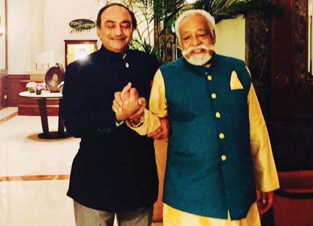 Qureshi with Gautam Anand. (Gautam Anand) Qureshi with Gautam Anand. (Gautam Anand)