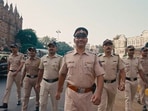 The image is taken from a music video titled Aale Re Aale Mumbai Police created by a constable of the force. The image is taken from a music video titled Aale Re Aale Mumbai Police created by a constable of the force.