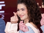Zendaya, Timothée Chalamet, and Austin Butler are currently on a promotional tour for their upcoming film Dune 2