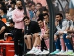 Lionel Messi during Inter Miami's recent friendly in Hong Kong.