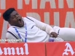Not everyone found the cricket interesting today, but Ravi Shastri found a way to make this boy famous. Not everyone found the cricket interesting today, but Ravi Shastri found a way to make this boy famous.