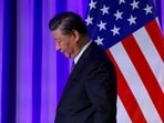 China's President Xi Jinping walks as he attends the "Senior Chinese Leader Event" held by the National Committee on US-China Relations and the US-China Business Council on the sidelines of the Asia-Pacific Economic Cooperation (APEC) summit in San Francisco, California, U.S., November 15, 2023.  
