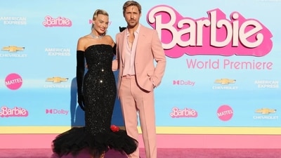 Margot Robbie and Ryan Gosling as Barbie and Ken at the movie premiere in Los Angeles in US (X) Margot Robbie and Ryan Gosling as Barbie and Ken at the movie premiere in Los Angeles in US (X)