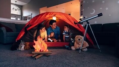 We can create a camp with blankets and pillows. Don't worry about outdoor space – we can even do it in the living room. (Unsplash) We can create a camp with blankets and pillows. Don't worry about outdoor space – we can even do it in the living room. (Unsplash)