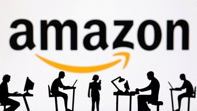 The Amazon logo is seen in this illustration. (Reuters)