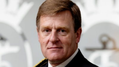 Admiral Ben Key, head of the UK’s Royal Navy (HT Photo/Sourced) Admiral Ben Key, head of the UK’s Royal Navy (HT Photo/Sourced)