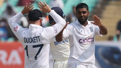 England's Rehan Ahmed (REUTERS)