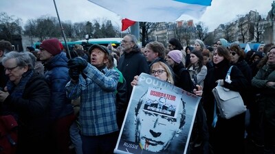 Lyudmila Navalnaya made the allegation in a YouTube video published six days after Russia's best-known opposition politician died suddenly in the Arctic penal colony where he had been serving a long sentence. (AFP) Lyudmila Navalnaya made the allegation in a YouTube video published six days after Russia's best-known opposition politician died suddenly in the Arctic penal colony where he had been serving a long sentence. (AFP)