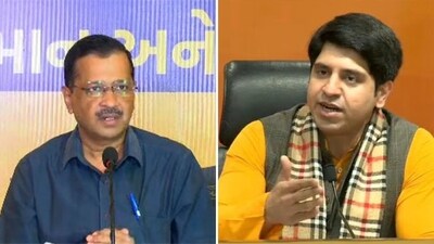 Delhi chief minister Arvind Kejriwal and BJP leader Shehzad Poonawalla. (File) Delhi chief minister Arvind Kejriwal and BJP leader Shehzad Poonawalla. (File)