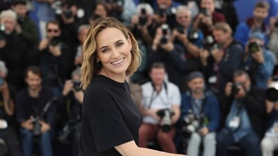 French newspapers Le Parisien and Liberation report that actress Judith Godreche is to make a speech on sexual violence in the cinema industry at the Cesar Awards' ceremony, the French version of the Oscars. (AP) French newspapers Le Parisien and Liberation report that actress Judith Godreche is to make a speech on sexual violence in the cinema industry at the Cesar Awards' ceremony, the French version of the Oscars. (AP)