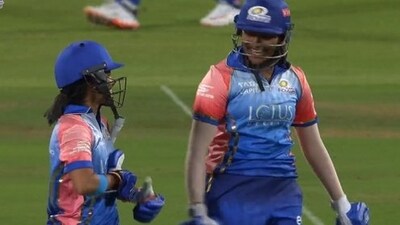 Sajana remained unfazed and provided the game an unforgettable finish by hitting a six. Sajana remained unfazed and provided the game an unforgettable finish by hitting a six.