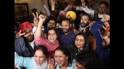 On February 20, the Supreme Court overturned the results of Chandigarh mayoral polls and declared AAP candidate Kuldeep Dhalor the winner in a landmark decision. The apex court also directed fresh elections for the two posts of senior deputy mayor and deputy mayor, stating, “The other elections which are required to be held in terms of the regulations shall now take place in accordance with law.” (HT Photo) On February 20, the Supreme Court overturned the results of Chandigarh mayoral polls and declared AAP candidate Kuldeep Dhalor the winner in a landmark decision. The apex court also directed fresh elections for the two posts of senior deputy mayor and deputy mayor, stating, “The other elections which are required to be held in terms of the regulations shall now take place in accordance with law.” (HT Photo)