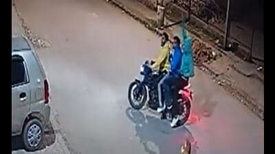 The assailants later went live on Facebook, flaunting their weapons and claiming responsibility for the attack while threatening to eliminate Rinku, said police. (Video grab) The assailants later went live on Facebook, flaunting their weapons and claiming responsibility for the attack while threatening to eliminate Rinku, said police. (Video grab)