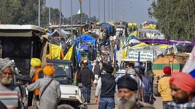 Bharatiya Kisan Union (BKU) leader Rakesh Tikait on Thursday said the protesting farmers led by the Sanyukt Kisan Morcha (SKM) will observe a 'Black Friday' on Friday following the death of a farmer at Khanauri Border crossing in Sangrur district, Punjab, during the ongoing protests. (PTI) Bharatiya Kisan Union (BKU) leader Rakesh Tikait on Thursday said the protesting farmers led by the Sanyukt Kisan Morcha (SKM) will observe a 'Black Friday' on Friday following the death of a farmer at Khanauri Border crossing in Sangrur district, Punjab, during the ongoing protests. (PTI)