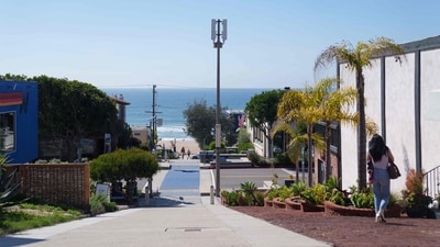A cellular tower is seen on February 22, 2024 in Redondo Beach, California. (Getty Images via AFP) A cellular tower is seen on February 22, 2024 in Redondo Beach, California. (Getty Images via AFP)