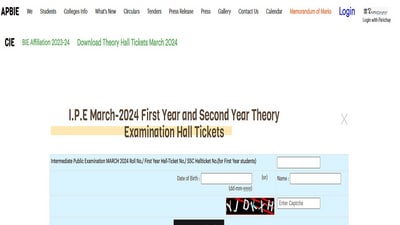 AP Inter Hall Ticket 2024 for 1st, 2nd year out, download link here AP Inter Hall Ticket 2024 for 1st, 2nd year out, download link here