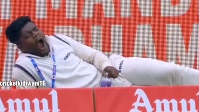 Not everyone found the cricket interesting today, but Ravi Shastri found a way to make this boy famous. (Screengrab) Not everyone found the cricket interesting today, but Ravi Shastri found a way to make this boy famous. (Screengrab)