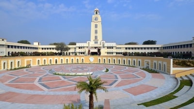 The BITS Pilani campus is seen. The BITS Pilani campus is seen.