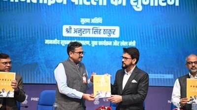 Union Minister Anurag Thakur at the launch event. (PIB) Union Minister Anurag Thakur at the launch event. (PIB)
