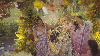 Rakul Preet Singh and Jackky Bhagnani initially planned to host their wedding at an overseas location. However, looking at their fun, intimate haldi and other wedding festivities, it seems they made the best decision to marry at a Goa hotel. The couple was seen happily taking part in the haldi ceremony with close family.&nbsp; 