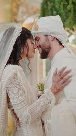 Alanna Panday shows off her mehendi while posing with husband Ivor McCray (Instagram) Alanna Panday shows off her mehendi while posing with husband Ivor McCray (Instagram)