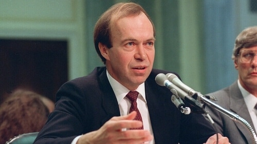 NASA scientist James E Hansen in 1988 said that the higher temperatures “can now be attributed to a long-expected global warming trend linked to pollution” (AP) NASA scientist James E Hansen in 1988 said that the higher temperatures “can now be attributed to a long-expected global warming trend linked to pollution” (AP)