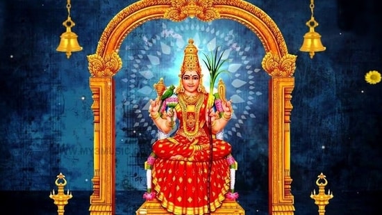 Goddess Lalita is one of the ten Mahavidyas and is also known by the name of Tripura Sundari or Goddess Shodashi.(Pinterest)