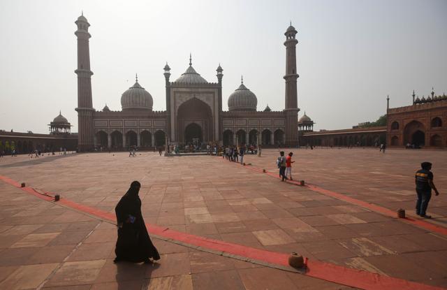 The Jama Masjid in Delhi (Amal KS/HT PHOTO)