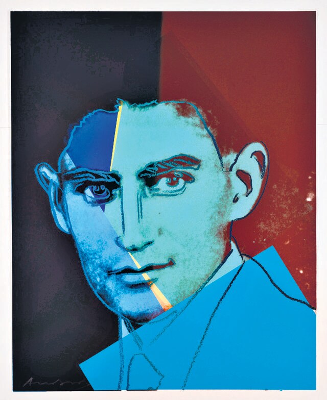 Franz Kafka (1980), a pop art work by Andy Warhol, will feature in the Kafka: Making of an Icon exhibition at Oxford University from May 30. (Courtesy Whitney Museum of American Art) Franz Kafka (1980), a pop art work by Andy Warhol, will feature in the Kafka: Making of an Icon exhibition at Oxford University from May 30. (Courtesy Whitney Museum of American Art)
