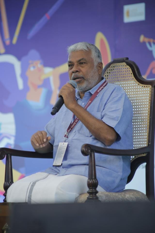 Author Perumal Murugan (JLF 2024) Author Perumal Murugan (JLF 2024)