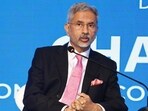 External affairs minister S Jaishankar at the Raisina Dialogue 2024 in New Delhi on Friday. (PTI)