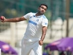 India's Ravichandran Ashwin in action during Day 1 of the 4th Test against in Ranchi India's Ravichandran Ashwin in action during Day 1 of the 4th Test against in Ranchi