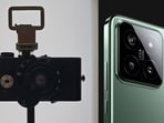 A UR-Leica from 1914 (left) is the world's first compact 35mm film camera, the learnings from which have been a foundation of digital cameras and now smartphone cameras A UR-Leica from 1914 (left) is the world's first compact 35mm film camera, the learnings from which have been a foundation of digital cameras and now smartphone cameras