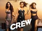 Tabu, Kareena Kapoor and Kriti Sanon in a new poster of their upcoming film, Crew. Tabu, Kareena Kapoor and Kriti Sanon in a new poster of their upcoming film, Crew.