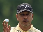 Jeev Milkha Singh in action.