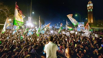 Congress leader Rahul Gandhi earlier addressed a roadshow in the Bharat Jodo Nyay Yatra in Lucknow. (Congress-X) Congress leader Rahul Gandhi earlier addressed a roadshow in the Bharat Jodo Nyay Yatra in Lucknow. (Congress-X)