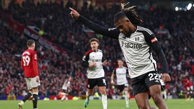 Alex Iwobi during the English Premier League football match between Manchester United and Fulham at Old Trafford (AFP) Alex Iwobi during the English Premier League football match between Manchester United and Fulham at Old Trafford (AFP)