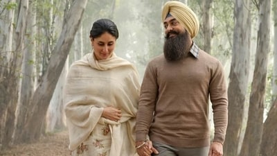Laal Singh Chaddha stars Aamir Khan and Kareena Kapoor in lead roles. Laal Singh Chaddha stars Aamir Khan and Kareena Kapoor in lead roles.