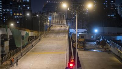 Mumbai, India - Feb. 24, 2024: A evening view of the Gokhale Bridge in Mumbai, India, on Saturday, February 24, 2024. (Photo by Satish Bate/ Hindustan Times) (Hindustan Times) Mumbai, India - Feb. 24, 2024: A evening view of the Gokhale Bridge in Mumbai, India, on Saturday, February 24, 2024. (Photo by Satish Bate/ Hindustan Times) (Hindustan Times)