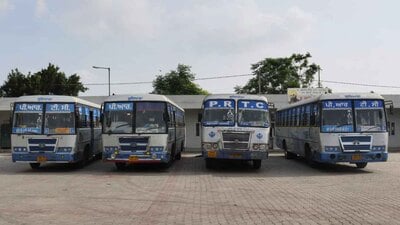 PRTC buses parked in ISBT in Ludhiana. (HT File) PRTC buses parked in ISBT in Ludhiana. (HT File)