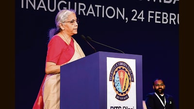 Sitharaman was speaking at the inauguration of a 60-acre permanent Mumbai campus set up by BITS Pilani in Kalyan, which will house a School of Management, a law school and a school of design. Sitharaman was speaking at the inauguration of a 60-acre permanent Mumbai campus set up by BITS Pilani in Kalyan, which will house a School of Management, a law school and a school of design.
