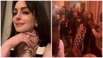 Anne Hathaway is the queen of afterparties. Anne Hathaway is the queen of afterparties.