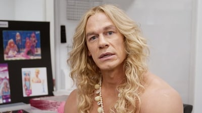 John Cena starred in a cameo in Barbie. John Cena starred in a cameo in Barbie.