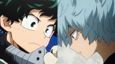 Deku vs Shigaraki becomes a walk down trauma memory lane in My Hero Academia Chapter 415. (Crunchyroll) Deku vs Shigaraki becomes a walk down trauma memory lane in My Hero Academia Chapter 415. (Crunchyroll)