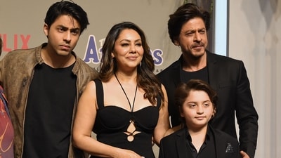 Shah Rukh Khan and Gauri Khan have three kids – and the youngest is AbRam Khan, born in May 2013. The star kid often joins father Shah Rukh as he greets fans from the rooftop of Mannat, their iconic Mumbai mansion. Gauri and Shah Rukh are often spotted at events with Abram by their side. In December 2023, the couple and sons Abram and Aryan Khan attended the premiere of Suhana Khan's debut film, The Archies. (AFP) Shah Rukh Khan and Gauri Khan have three kids – and the youngest is AbRam Khan, born in May 2013. The star kid often joins father Shah Rukh as he greets fans from the rooftop of Mannat, their iconic Mumbai mansion. Gauri and Shah Rukh are often spotted at events with Abram by their side. In December 2023, the couple and sons Abram and Aryan Khan attended the premiere of Suhana Khan's debut film, The Archies. (AFP)