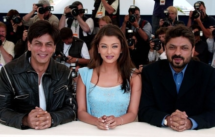 Actors Shah Rukh Khan and Aishwarya Rai with director Sanjay Leela Bhansali at Cannes Film Festival in 2002. (File Photo/Reuters) Actors Shah Rukh Khan and Aishwarya Rai with director Sanjay Leela Bhansali at Cannes Film Festival in 2002. (File Photo/Reuters)