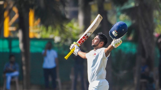 Mumbai batter Musheer Khan got his maiden first-class double ton. (PTI)