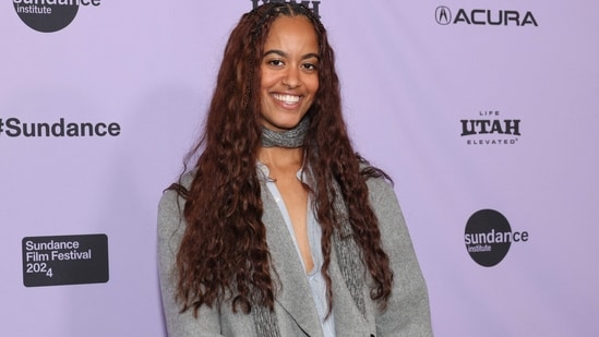 PARK CITY, UTAH - JANUARY 18: Malia Ann Obama attends the "The Heart" Premiere at the Short Film Program 1 during the 2024 Sundance Film Festival at Prospector Square Theatre on January 18, 2024 in Park City, Utah. Dia Dipasupil/Getty Images/AFP (Photo by Dia Dipasupil / GETTY IMAGES NORTH AMERICA) (Getty Images via AFP)