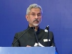 External Affairs Minister S Jaishankar addresses the closing day of Raisina Dialogue 2024, in New Delhi on Saturday. (ANI)